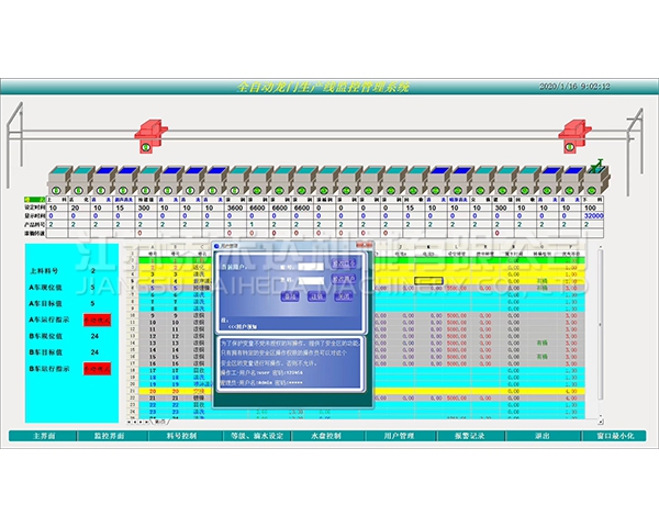 桂林全自动龙门生产线监控管理系统